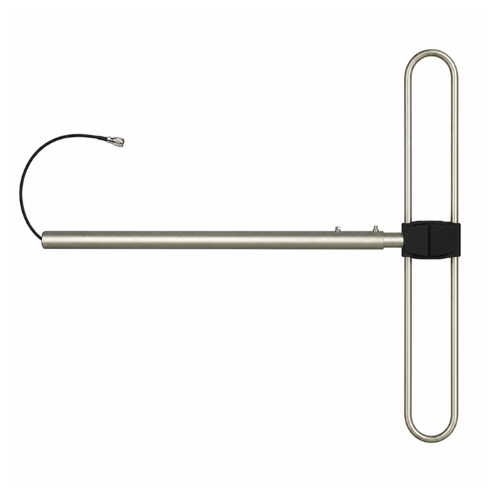 Collection of RFI SMD20-36-P VHF side mounted dipole base station antenna, product view in a gallery layout