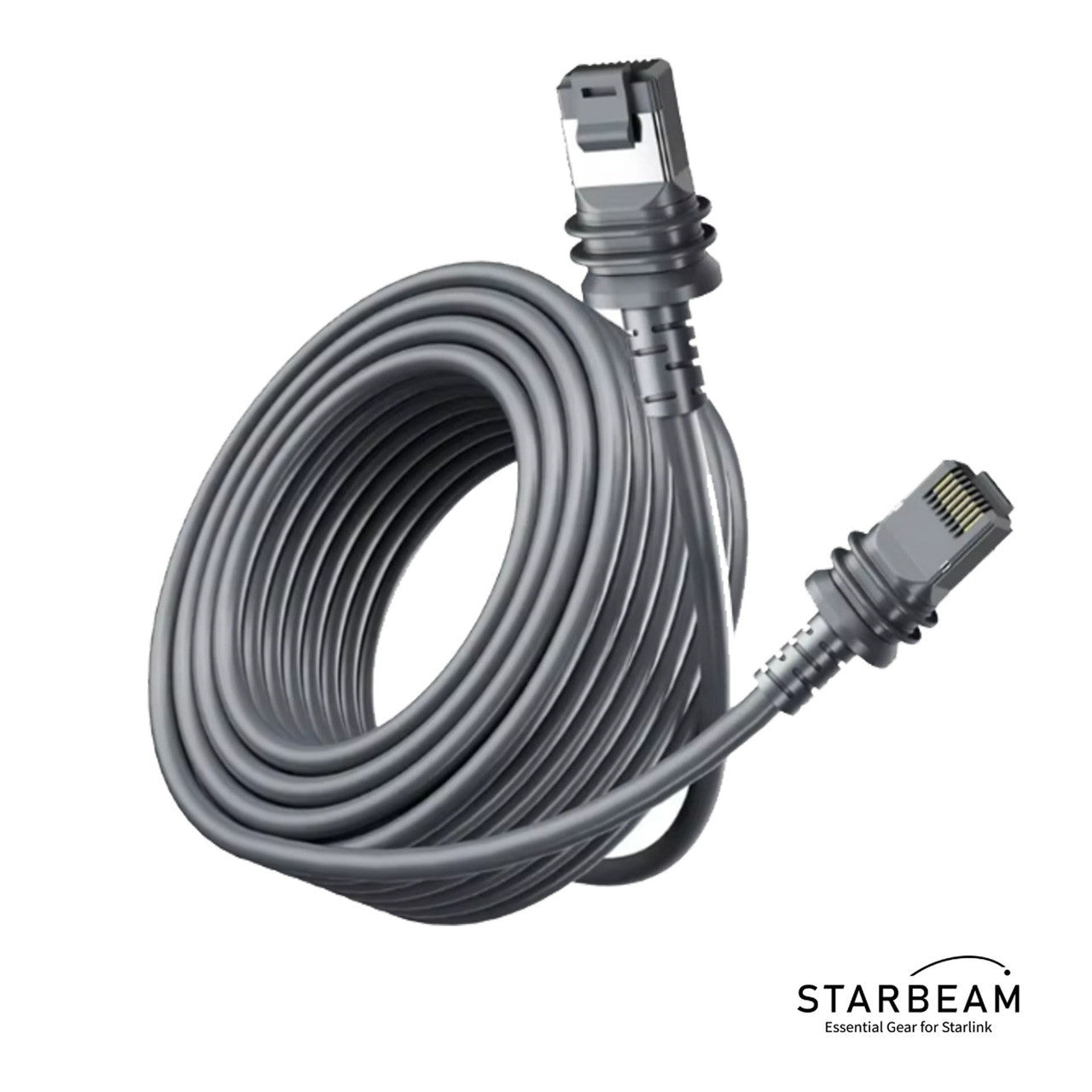 Collection of STARBEAM Starlink Gen3 Outdoor Ethernet Cable 23m, full length in a gallery layout