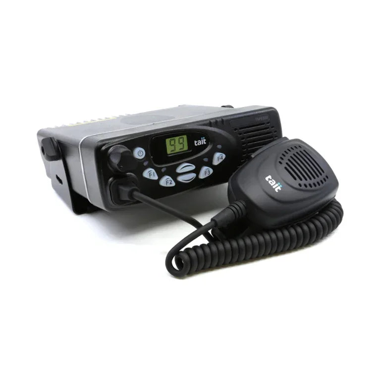 Collection of Tait TM9315 black Radio front angled in a gallery layout