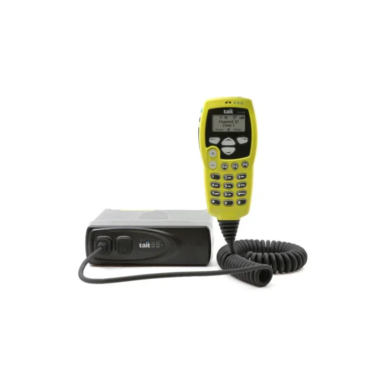 Collection of Tait TM9355 yellow HHCH Radio front in a gallery layout