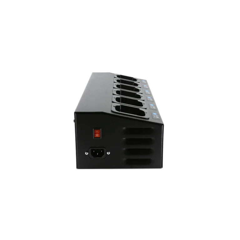 Collection of Tait TP8 or TP9 6-bay charger end image in a gallery layout
