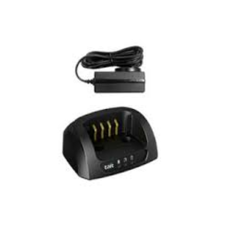 Collection of Tait TP3000-CH1 single bay desktop charger with plug pack for TP3300 and TP3350 radios in a gallery layout