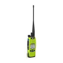 Collection of Tait TP9765 green portable Radio front angle in a gallery layout