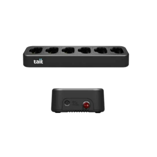 Collection of Tait 6 Bay Multi Charger for TWX550 devices in a gallery layout
