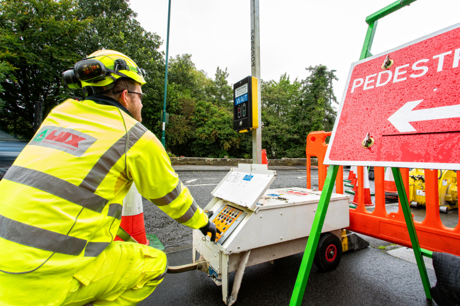 Temporary traffic management communications
