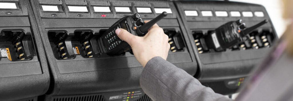 Two Wat Radio Charger in Use banner