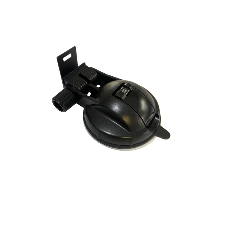 Collection of A black plastic suction cup mount with a mounting bracket in a gallery layout