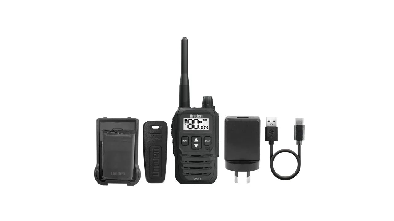 Collection of Uniden UH825 single pack in a gallery layout