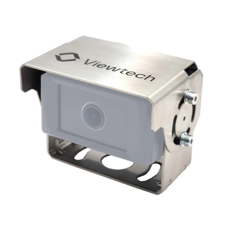 Collection of Viewtech Stainless Steel Bracket and Visor for VT639 Cameras in a gallery layout