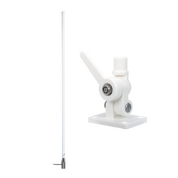 Collection of blackhawk marine vf antenna with 4-way fold down base in a gallery layout