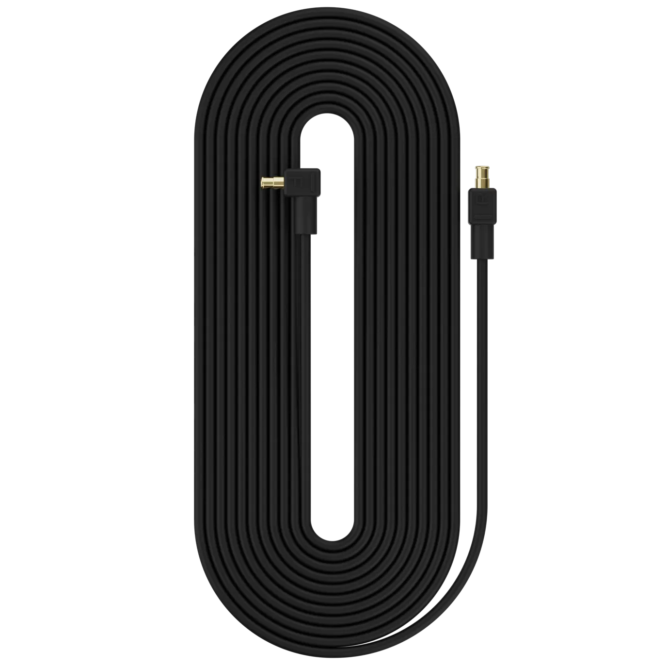 Collection of BlackVue coaxial rear camera cable, coiled, product view in a gallery layout