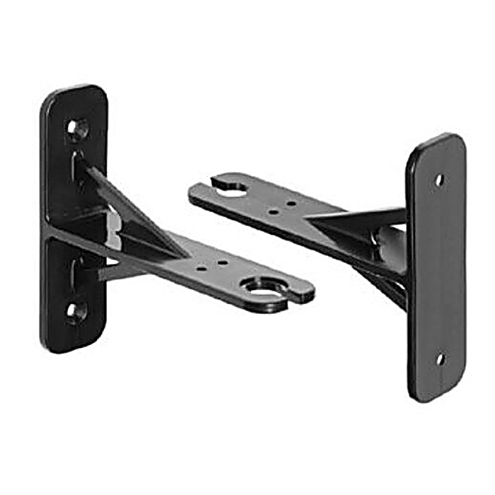 Collection of RFI CSM500-PWMB black plastic wall mounting bracket, product view in a gallery layout
