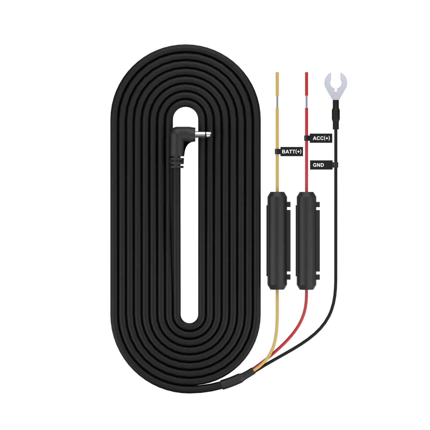Collection of BlackVue hardwiring power cable for dashcam parking mode, product view in a gallery layout