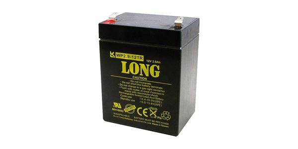 Collection of Chiayo 12W0027 lead-acid battery, 12V 2.9Ah, front view in a gallery layout