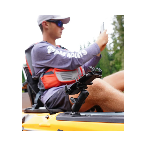 Collection of ram double socket arm on a kayak in a gallery layout