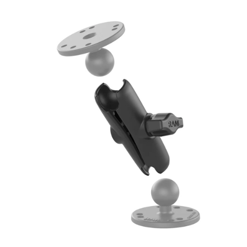 Collection of ram double socket arm with plates in a gallery layout