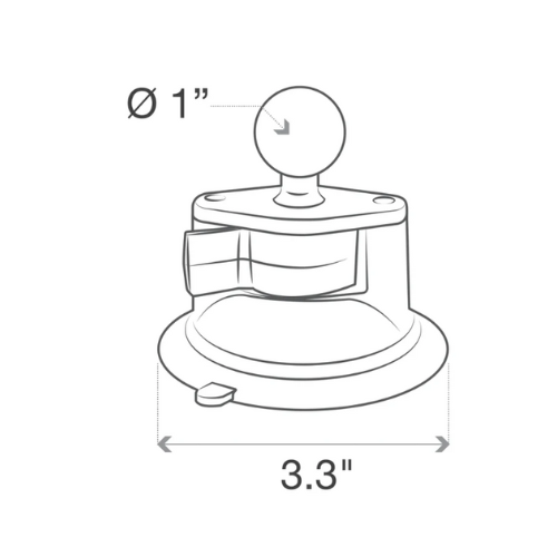 Collection of ram suction cup dimensions diagram in a gallery layout