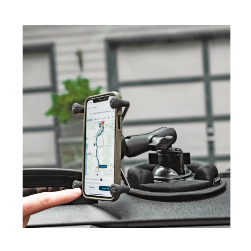 Collection of ram suction cup used on a vehicle dash in a gallery layout