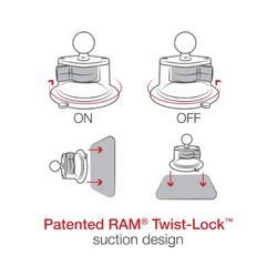 Collection of ram suction cup twist lock mechanism diagram in a gallery layout