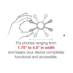 Collection of x-grip phone dimensions in a gallery layout