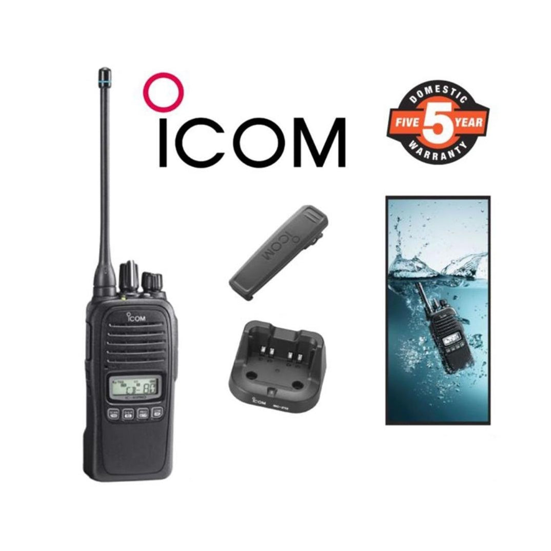 Icom Audio System System Icom IC-41PRO Waterproof 5W UHF Portable Radio – Mobile Systems