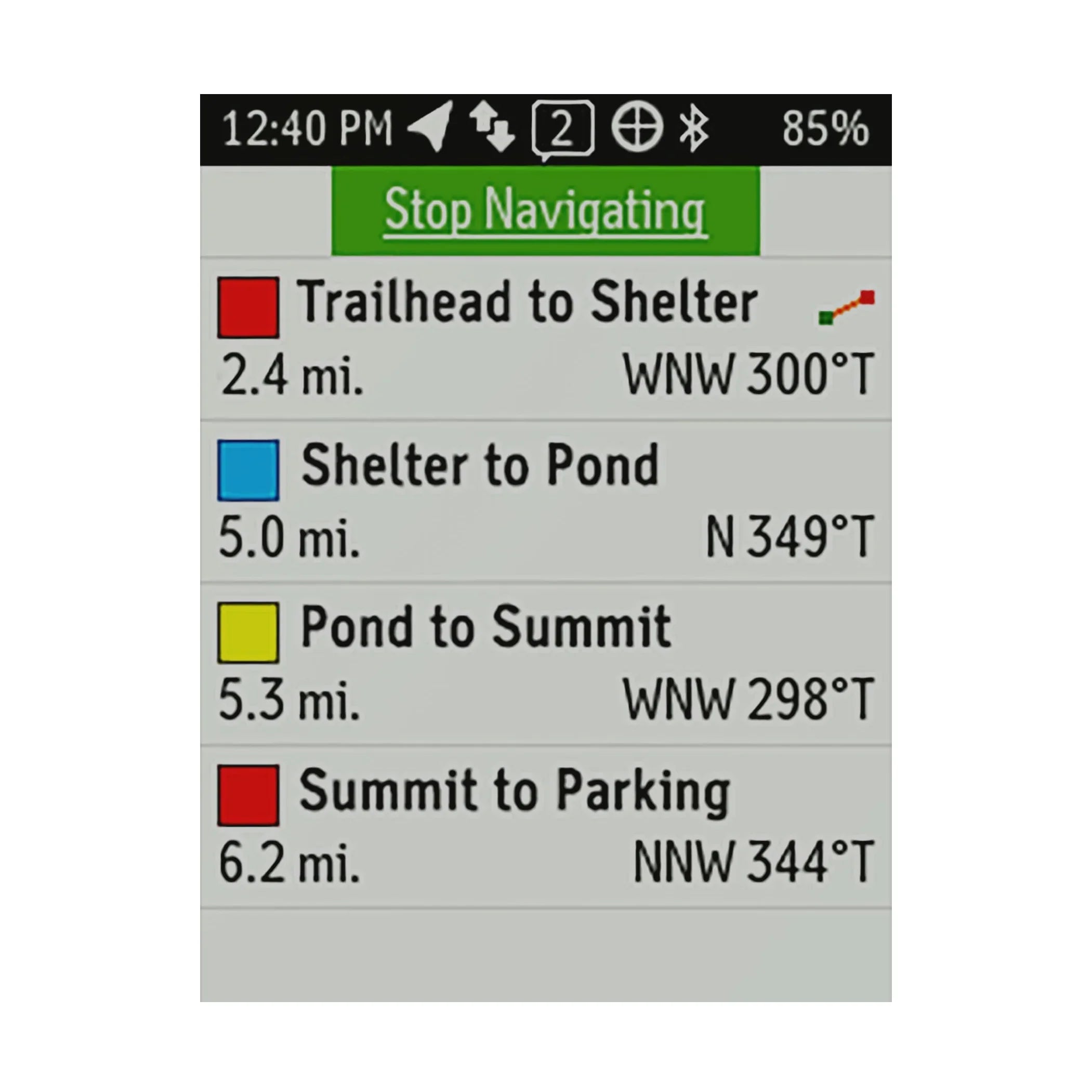 Collection of Track whereabouts screen stop navigating in a gallery layout