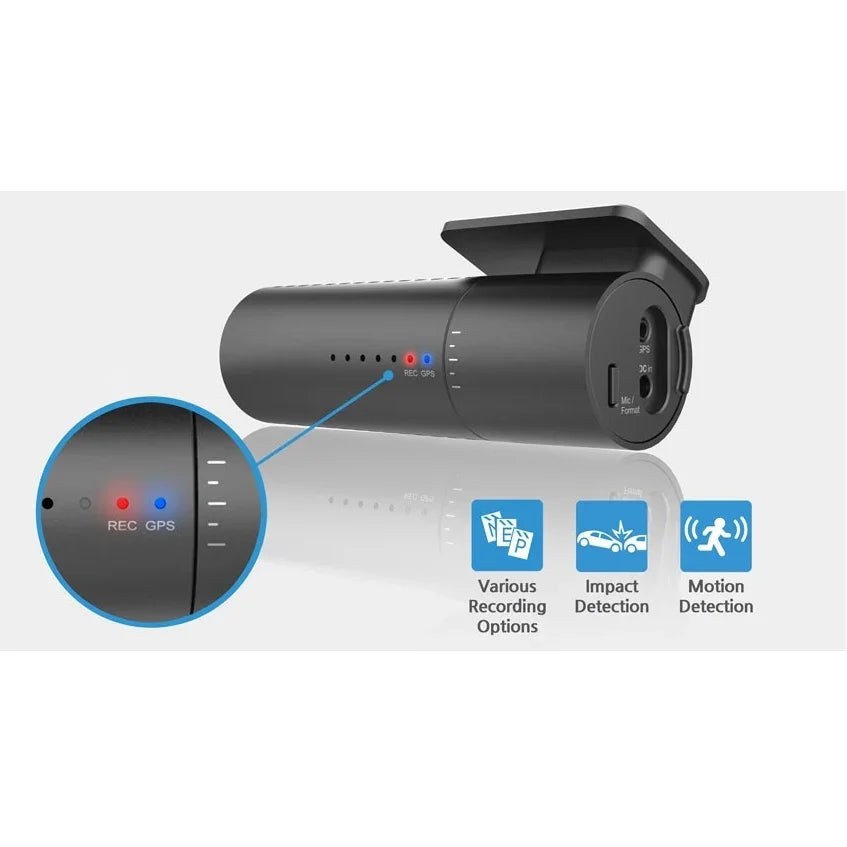 Collection of Viewtech DR590 BlackVue 1 Channel Dashcam in a gallery layout