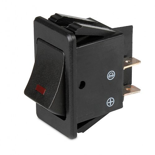 Collection of Hella 12V DC Rocker Switch - Red in a gallery layout